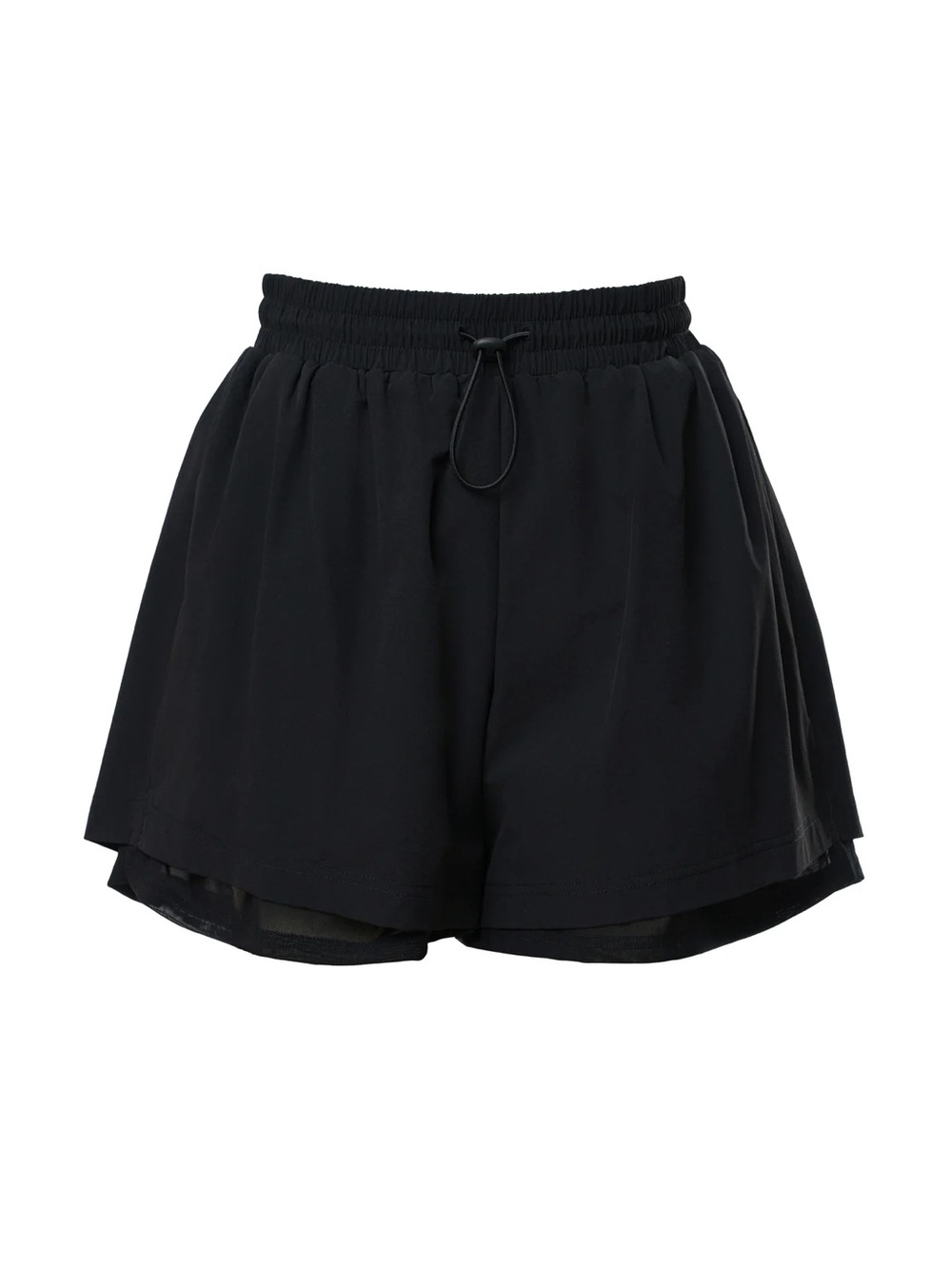 JLUXLABEL Black Velocity Nylon Shorts